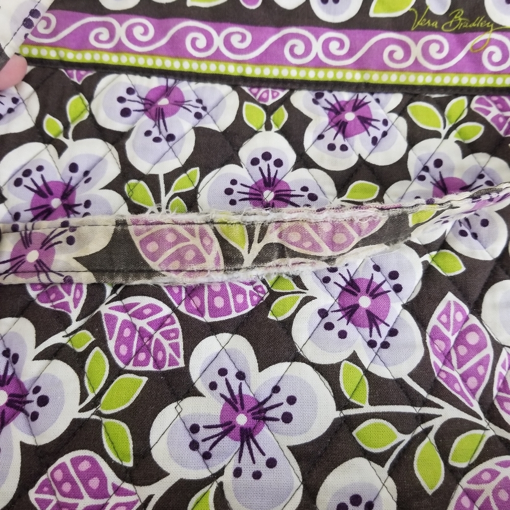 Vera bradley plum petals tote
